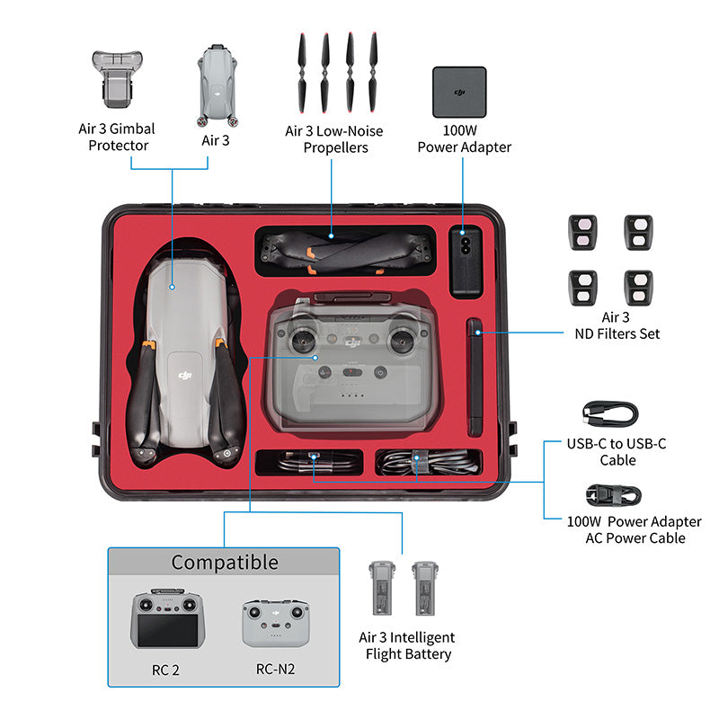 STARTRC DJI Air 3 Hard Case