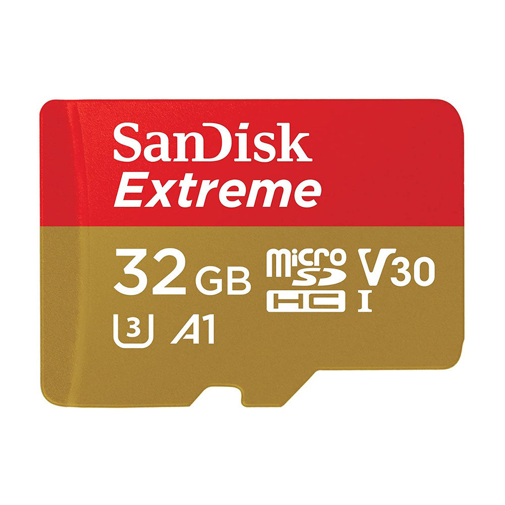 SanDisk Extreme UHS-I microSD Memory Card with SD Adapter