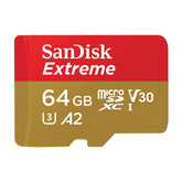 SanDisk Extreme UHS-I microSD Memory Card with SD Adapter